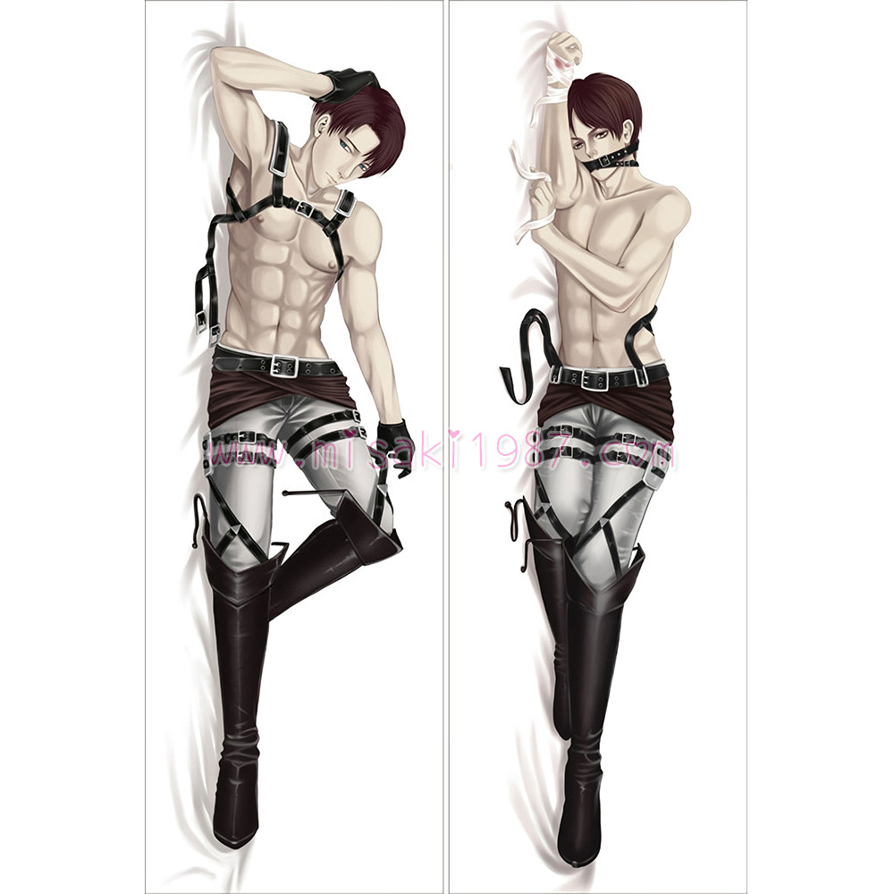 Attack on Titan Dakimakura Levi Eren Yeager Body Pillow Case 08