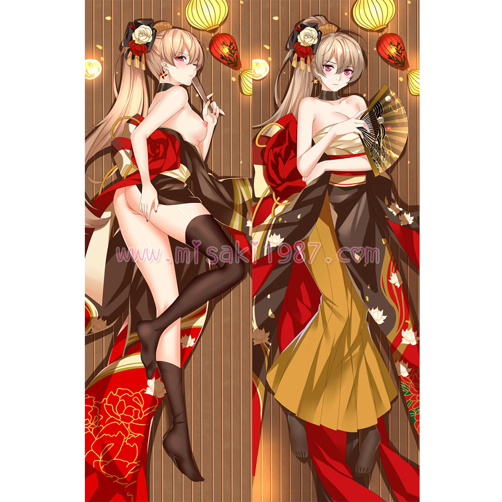 Azur Lane Dakimakura MNF Jean Bart Body Pillow Case 02