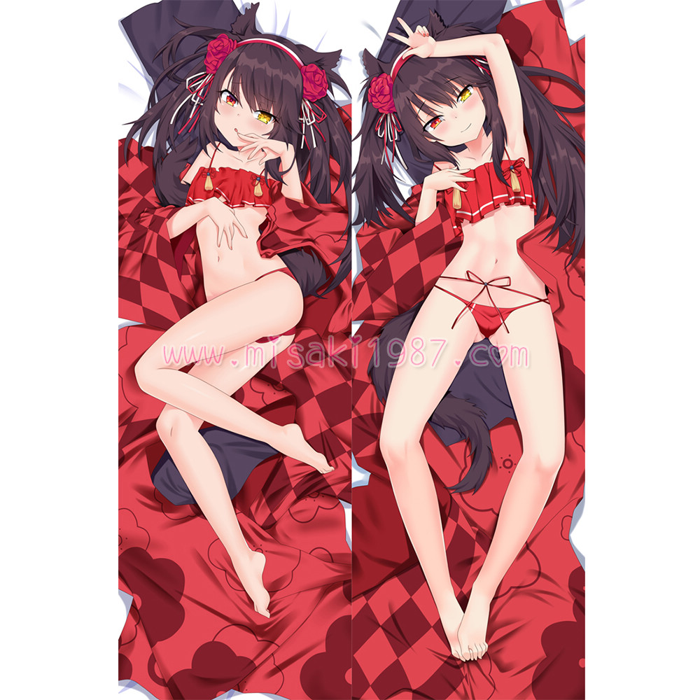 Date a Live Dakimakura Kurumi Tokisaki Body Pillow Case 77