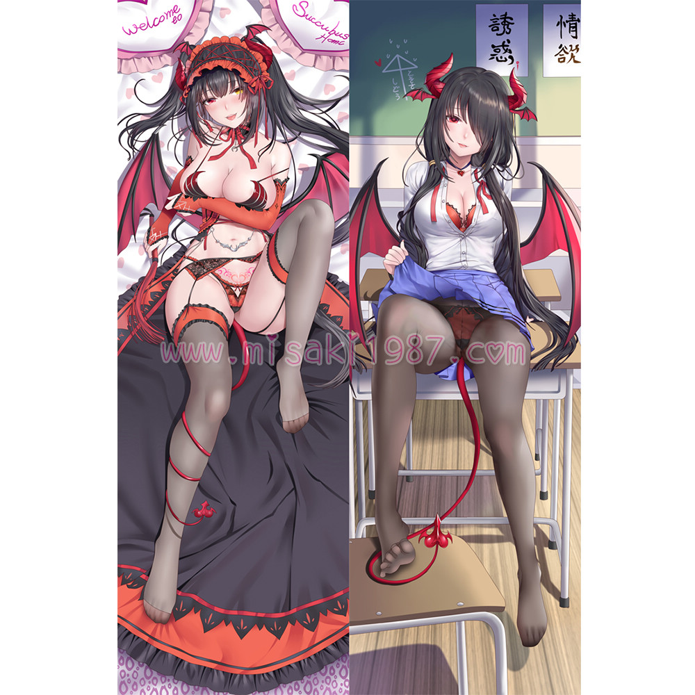Date a Live Dakimakura Kurumi Tokisaki Body Pillow Case 82