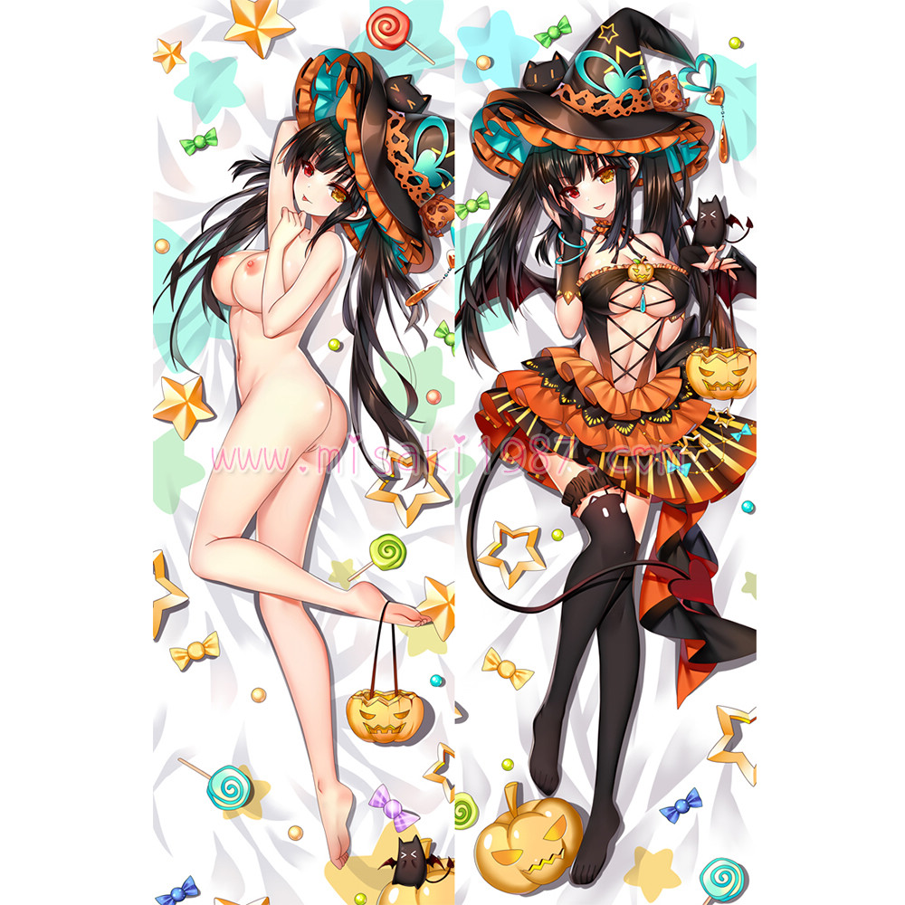 Date a Live Dakimakura Kurumi Tokisaki Body Pillow Case 88