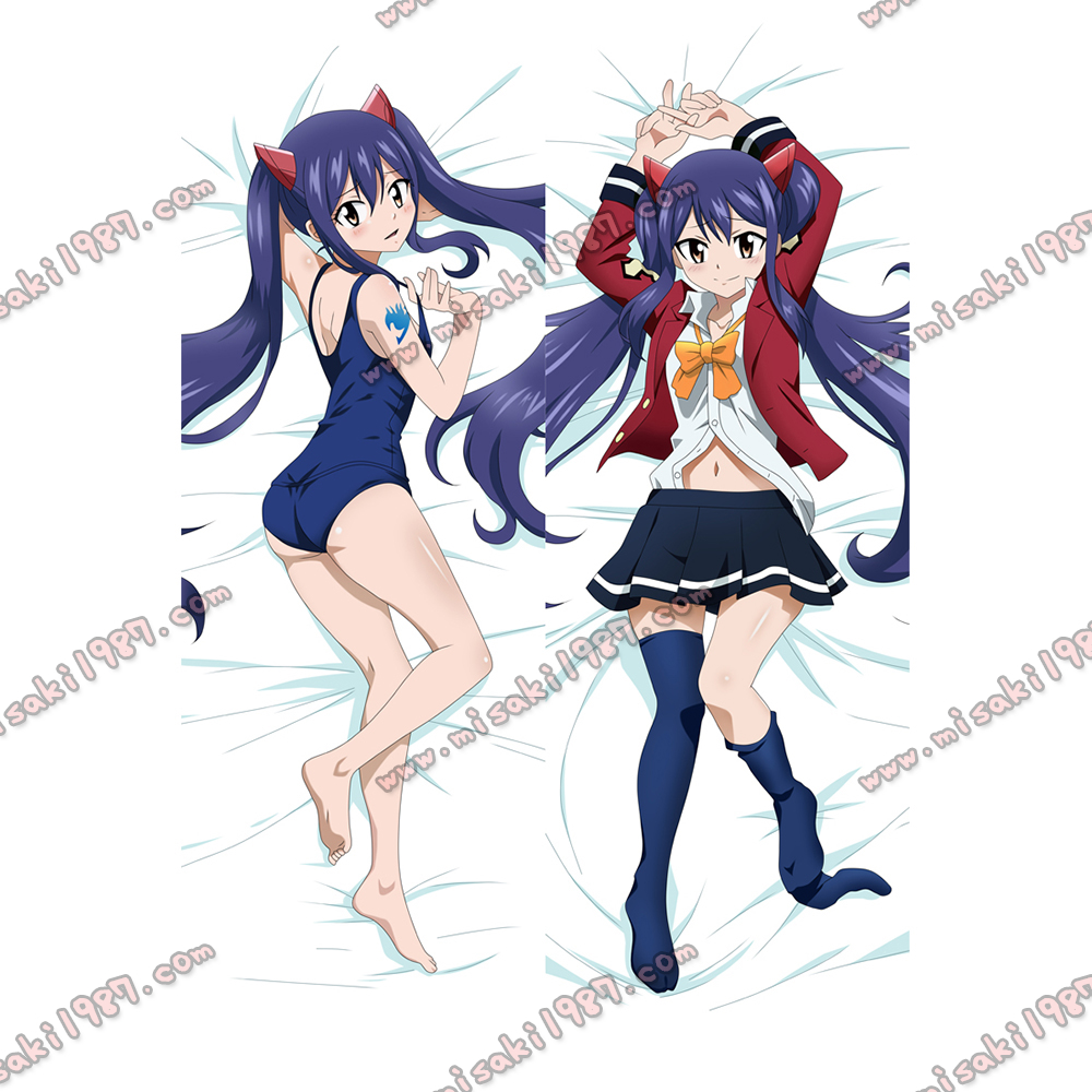Fairy Tail Dakimakura Wendy Marvell Body Pillow Case