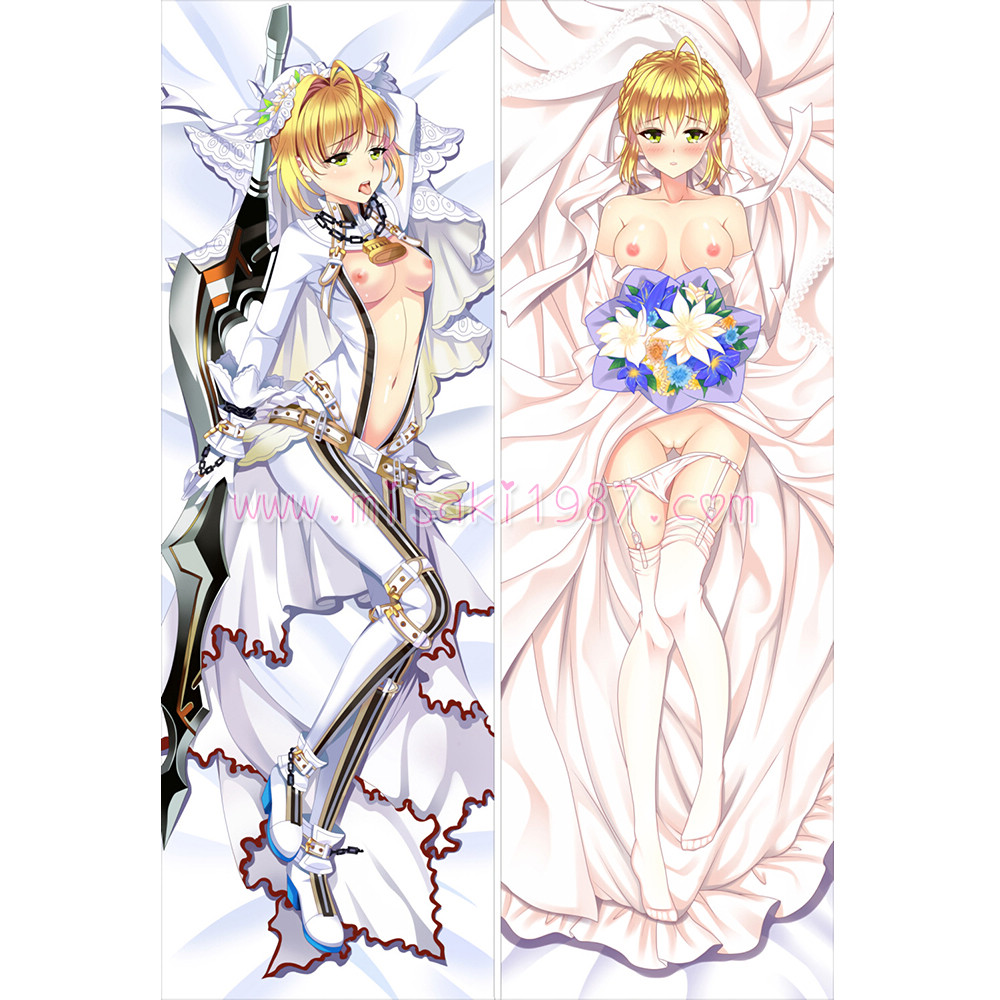 Fate/Stay night Fate/Zero Dakimakura Saber Body Pillow Case 13