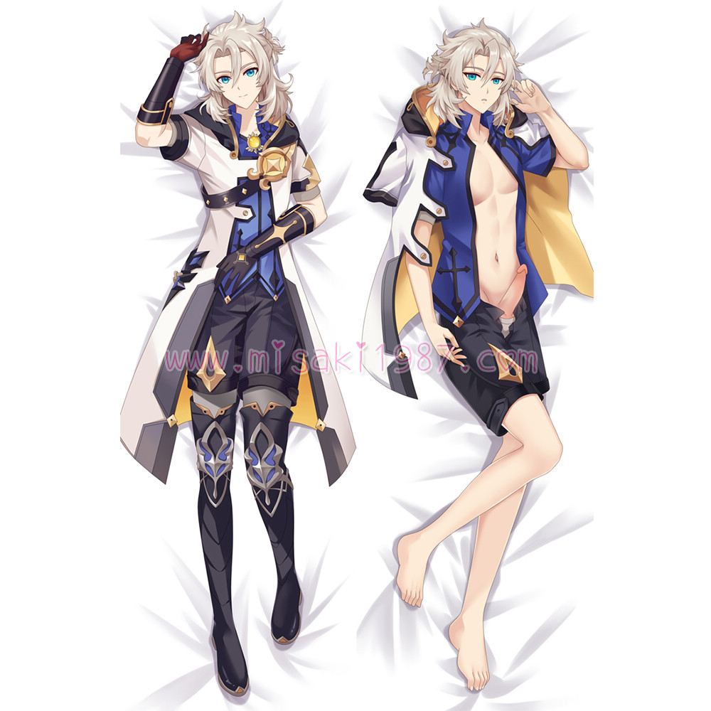 Genshin Impact Dakimakura Albedo Body Pillow Case 04