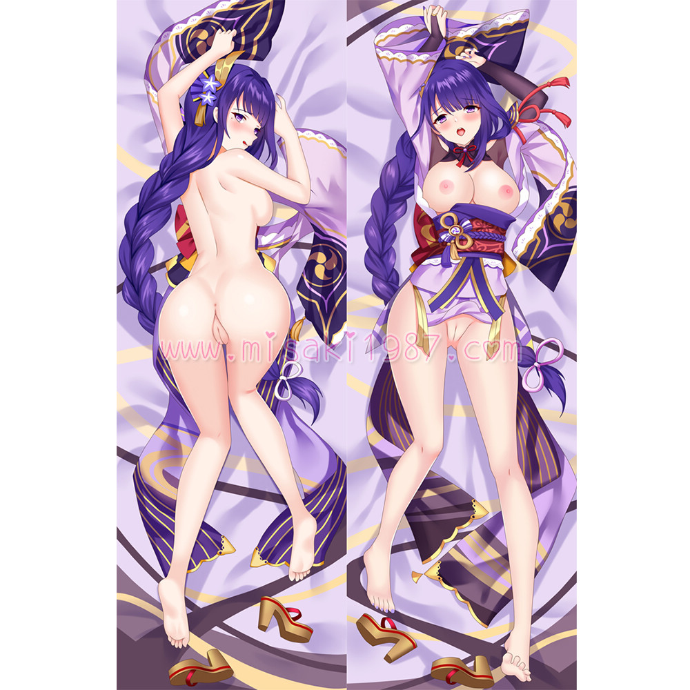 Genshin Impact Dakimakura Baal Raiden Shogun Body Pillow Case 21