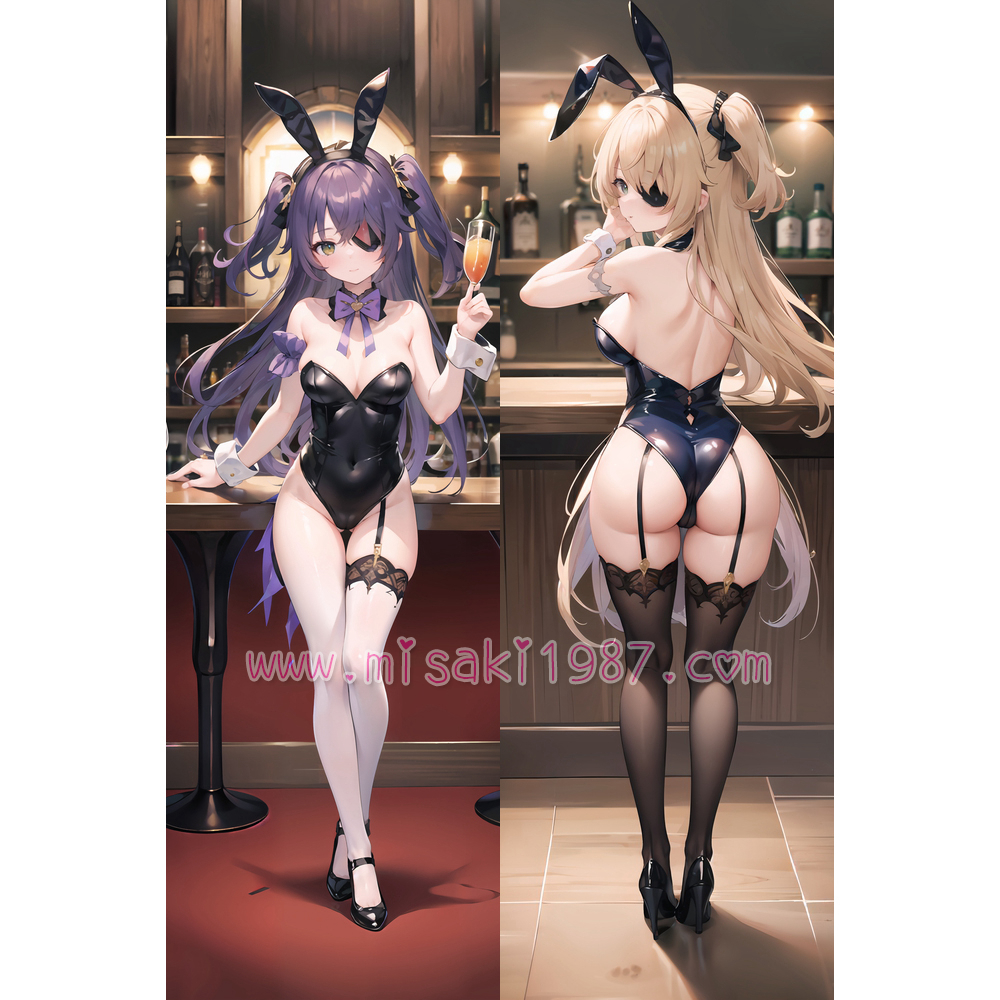 Genshin Impact Dakimakura Fischl Body Pillow Case 15