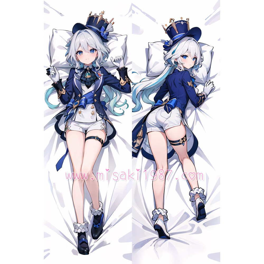 Genshin Impact Dakimakura Focalors Body Pillow Case 27