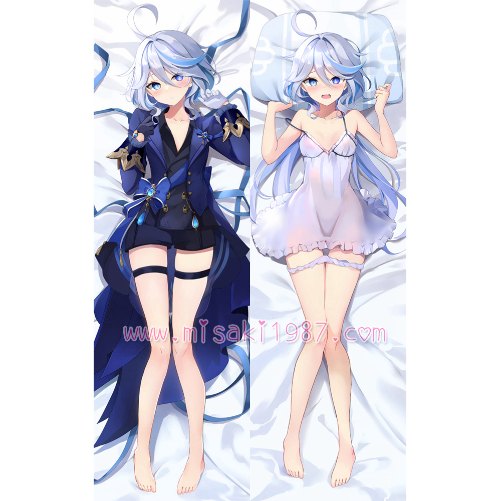 Genshin Impact Dakimakura Focalors Body Pillow Case 52