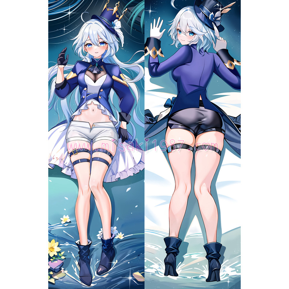 Genshin Impact Dakimakura Focalors Body Pillow Case 19