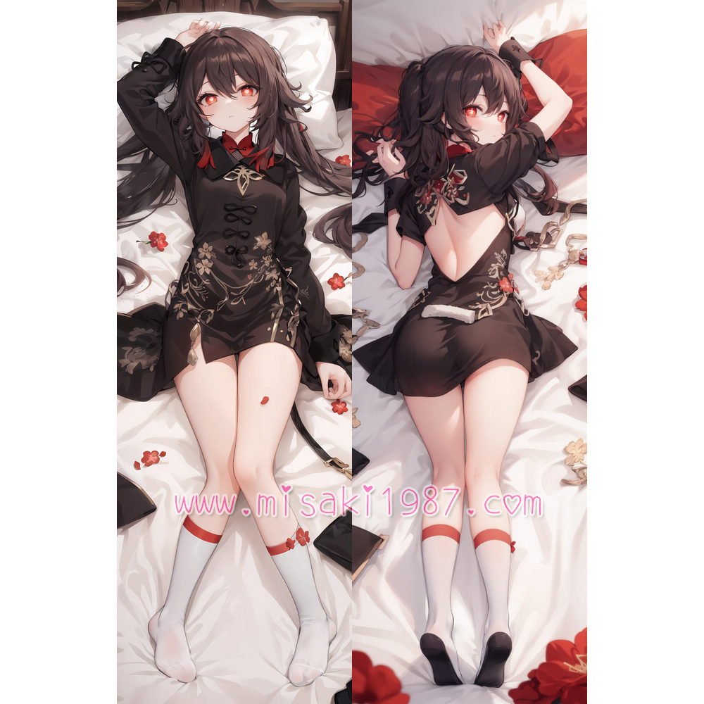 Genshin Impact Dakimakura Hu Tao Walnut Body Pillow Case 28