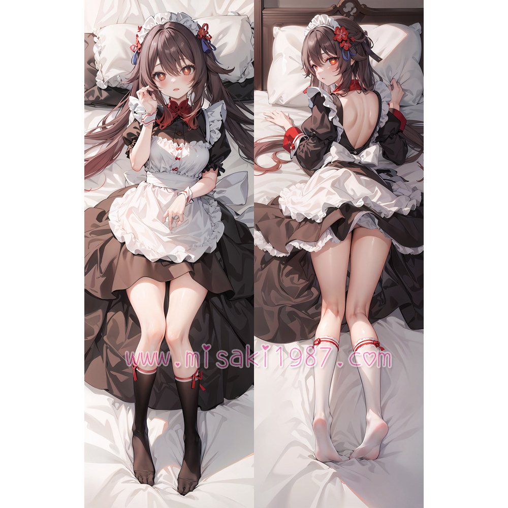 Genshin Impact Dakimakura Hu Tao Walnut Body Pillow Case 34