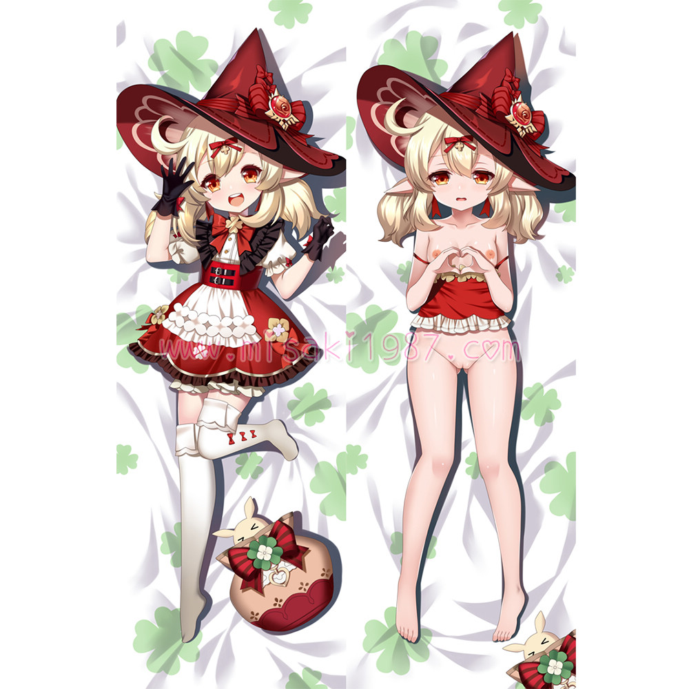Genshin Impact Dakimakura Klee Body Pillow Case 14