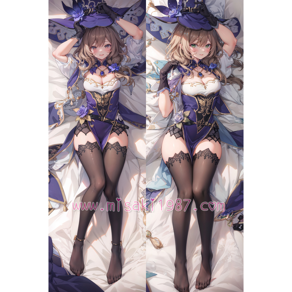 Genshin Impact Dakimakura Lisa Body Pillow Case 11