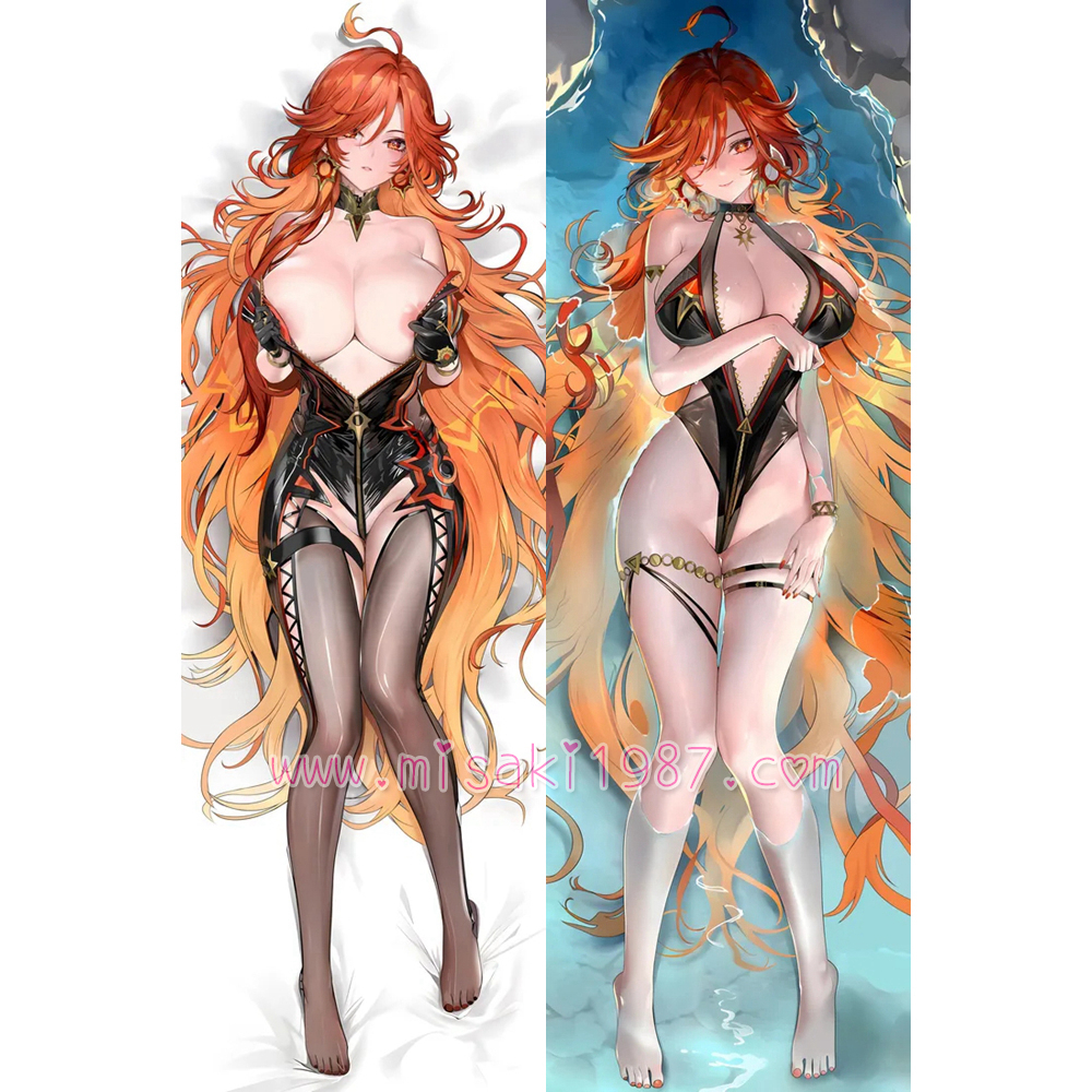 Genshin Impact Dakimakura Mavuika Body Pillow Case 05