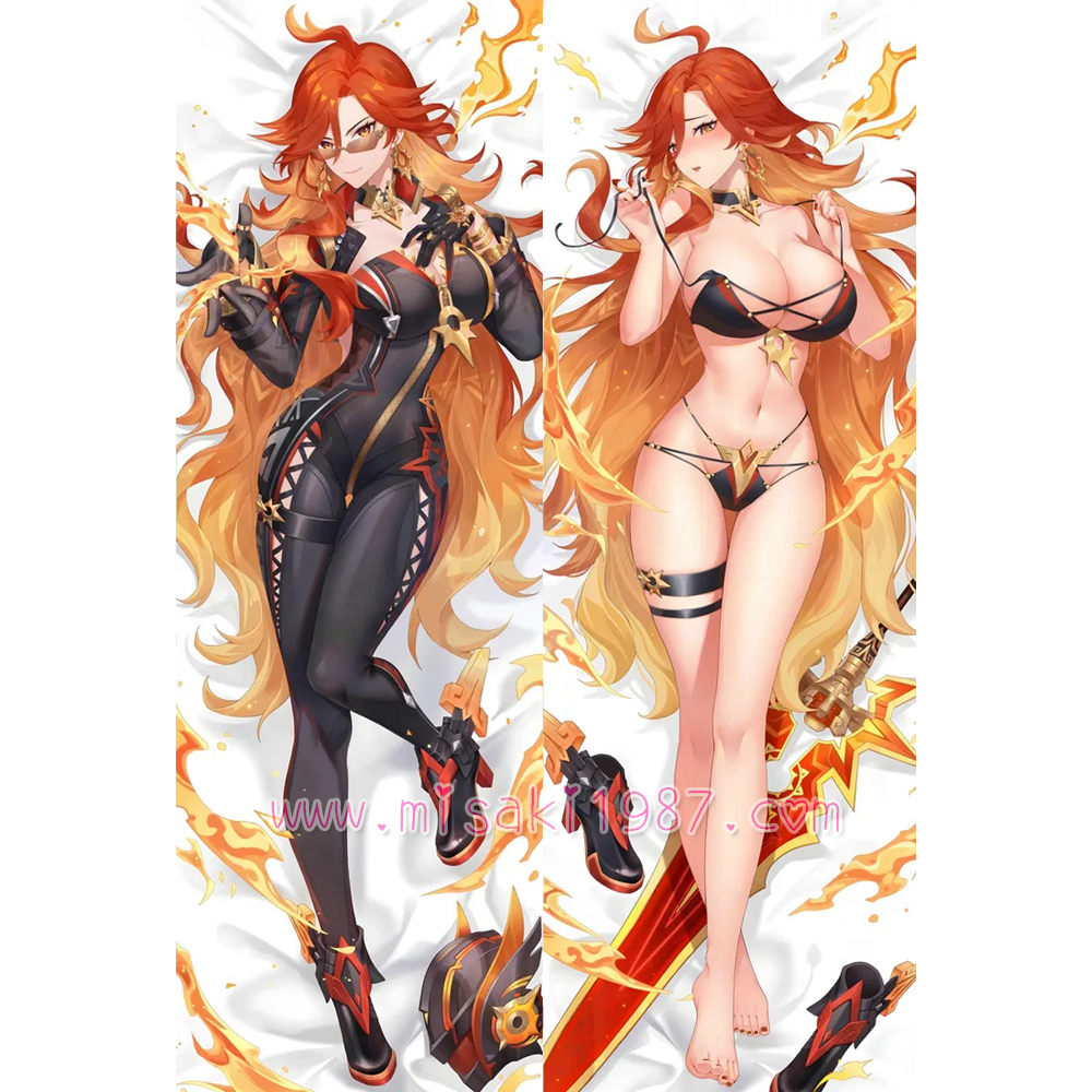 Genshin Impact Dakimakura Mavuika Body Pillow Case 08