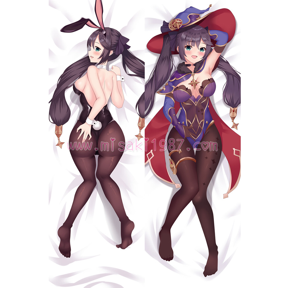 Genshin Impact Dakimakura Mona Body Pillow Case 05