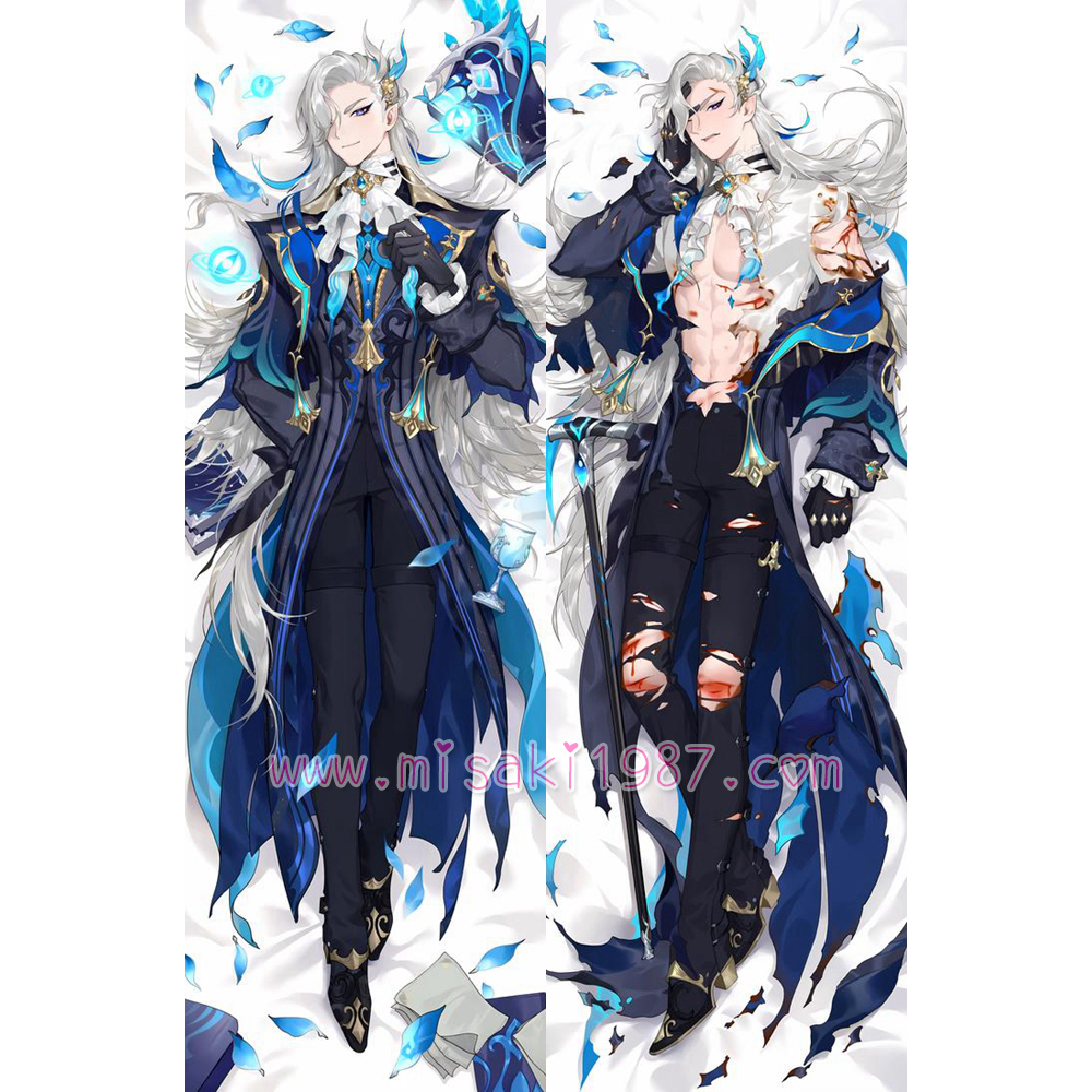 Genshin Impact Dakimakura Neuvillette Body Pillow Case