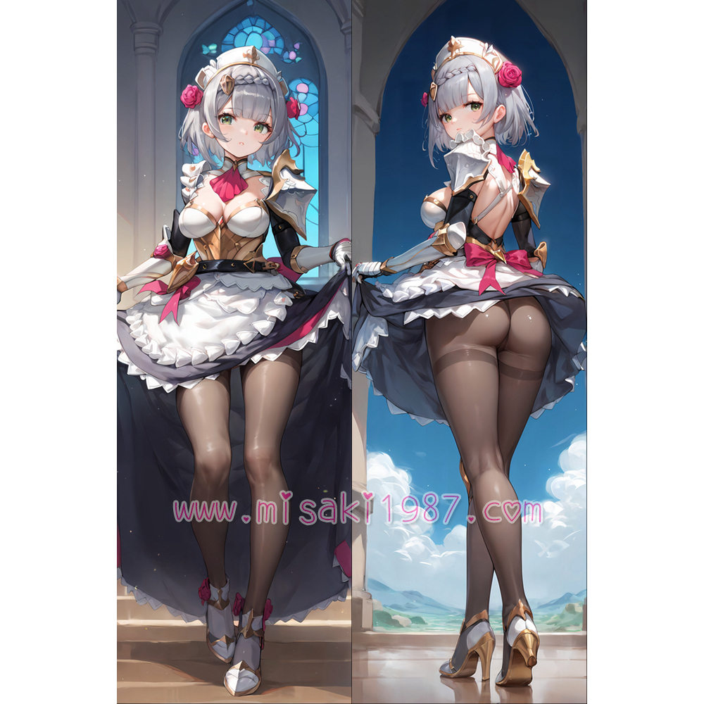 Genshin Impact Dakimakura Noelle Body Pillow Case 09