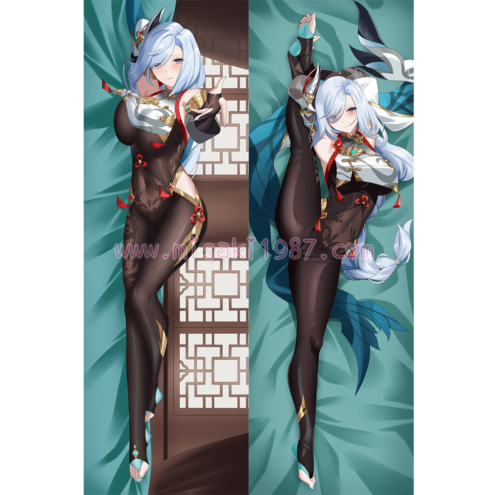 Genshin Impact Dakimakura Shenhe Body Pillow Case 18