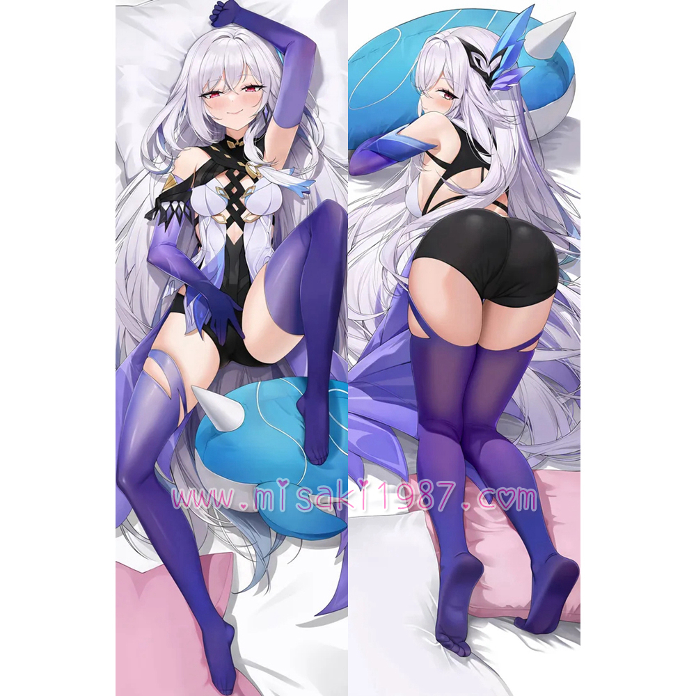 Genshin Impact Dakimakura Skirk Body Pillow Case