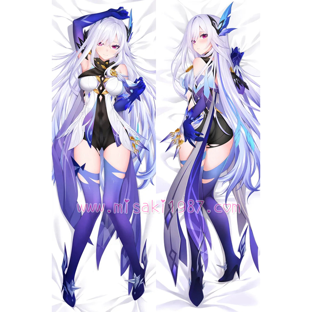 Genshin Impact Dakimakura Skirk Body Pillow Case 05