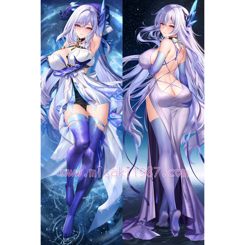 Genshin Impact Dakimakura Skirk Body Pillow Case 08