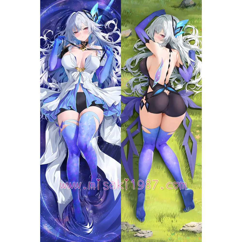 Genshin Impact Dakimakura Skirk Body Pillow Case 13