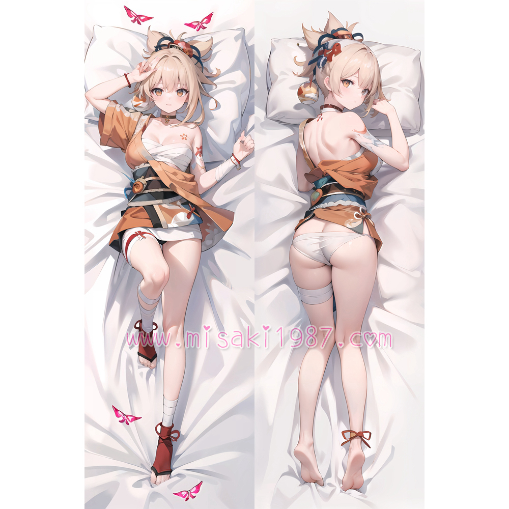 Genshin Impact Dakimakura Yoimiya Body Pillow Case 17