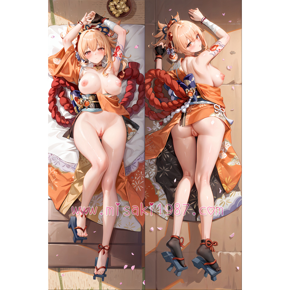 Genshin Impact Dakimakura Yoimiya Body Pillow Case 20