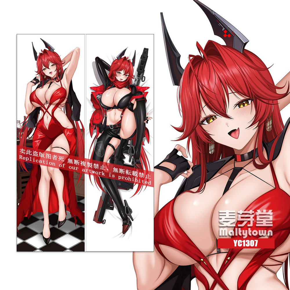 Goddess of Victory: Nikke Dakimakura Red Hood Body Pillow Case 02