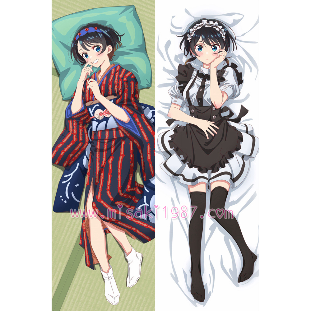 Kanojo Okarishimasu Dakimakura Sarashina Ruka Body Pillow Case 09