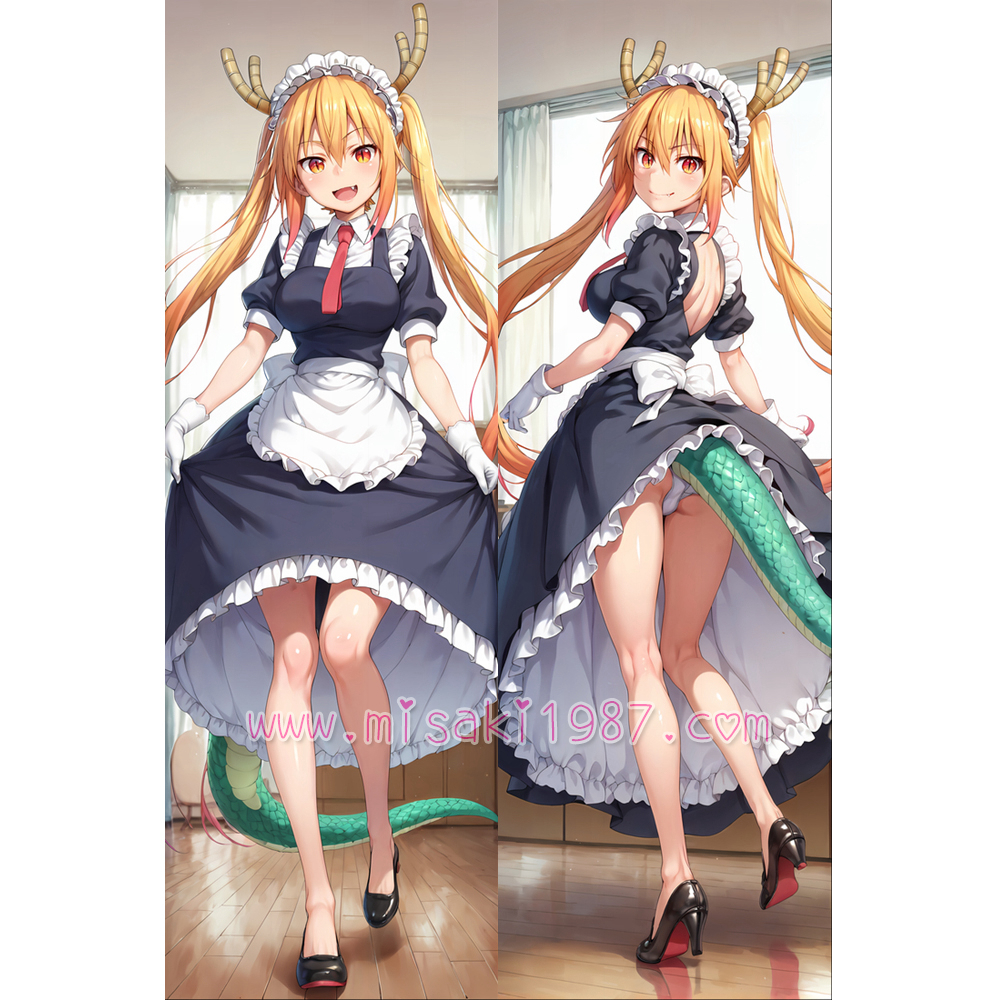 Miss Kobayashi's Dragon Maid Dakimakura Tohru Body Pillow Case 13