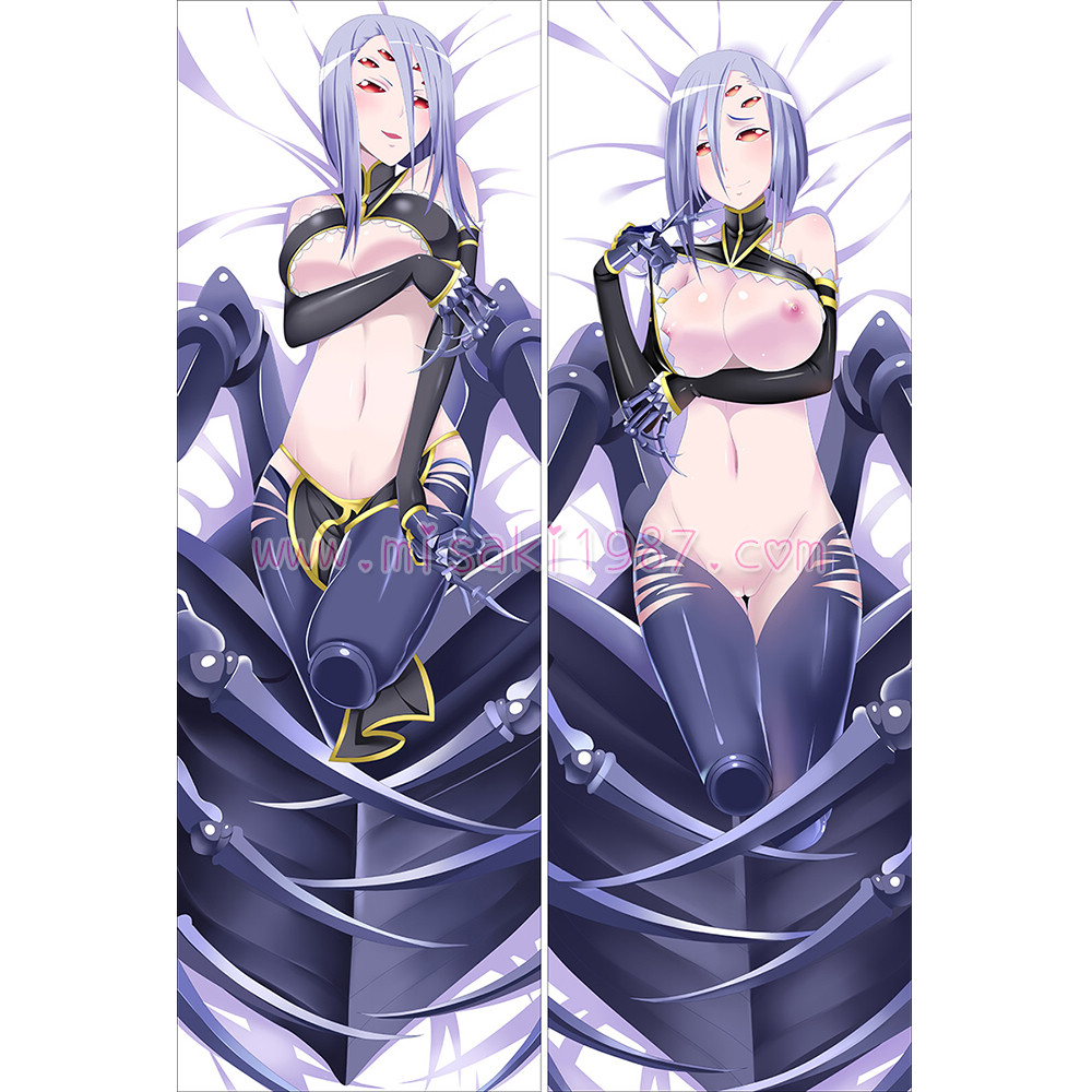 Monster Musume no Iru Nichijou Dakimakura Rachnera Body Pillow Case 03