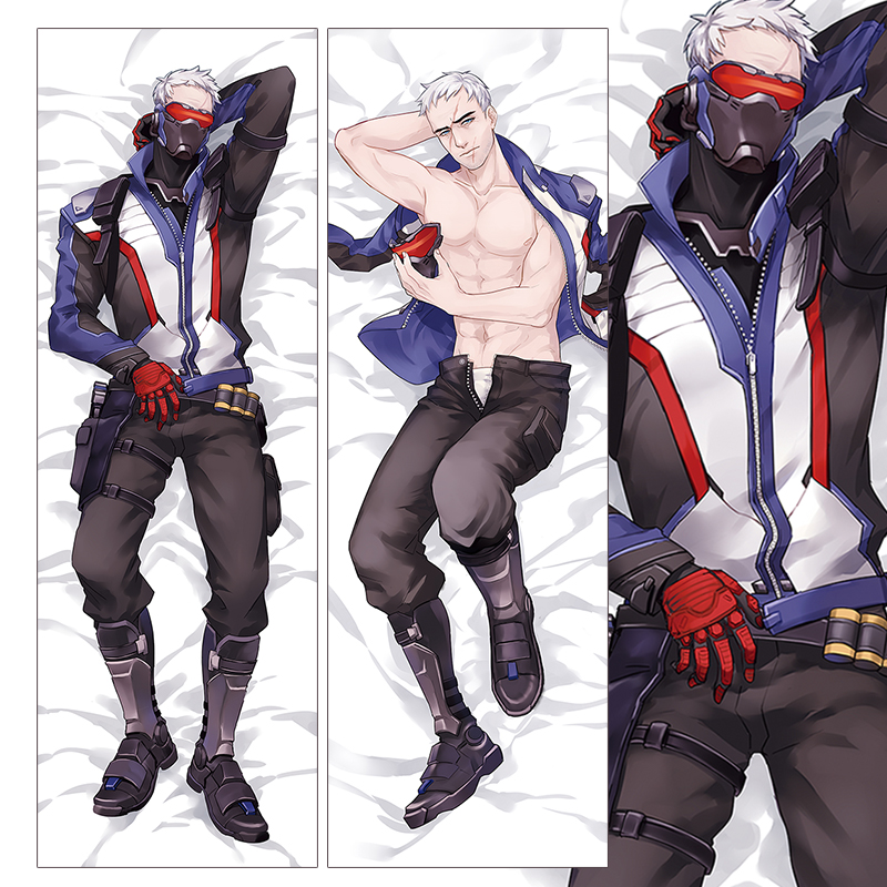 Overwatch OW Dakimakura Soldier: 76 Body Pillow Case