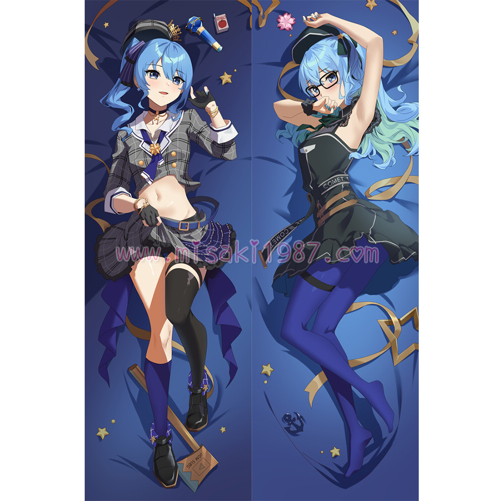 Virtual YouTuber Dakimakura Hoshimachi Suisei Body Pillow Case