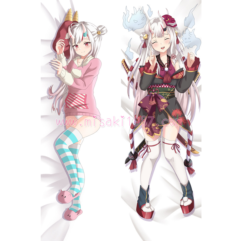 Virtual YouTuber Dakimakura Nakiri Ayame Body Pillow Case