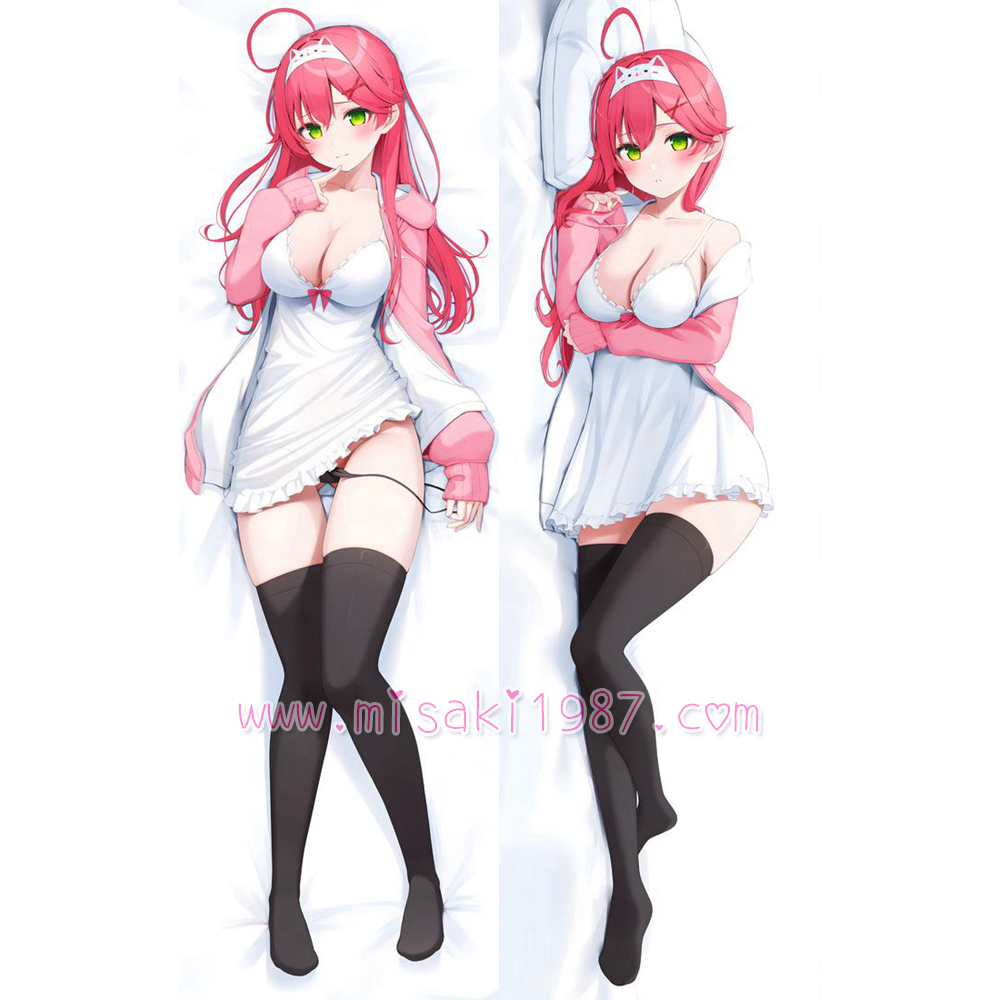 Virtual YouTuber Dakimakura Sakura Miko Body Pillow Case 03