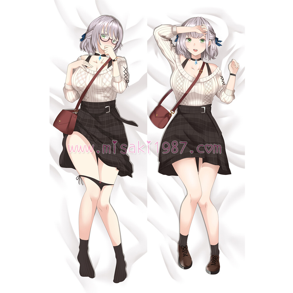 Virtual YouTuber Dakimakura Shirogane Noel Body Pillow Case