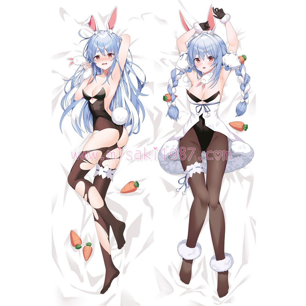 Virtual YouTuber Dakimakura Usada Pekora Body Pillow Case 08