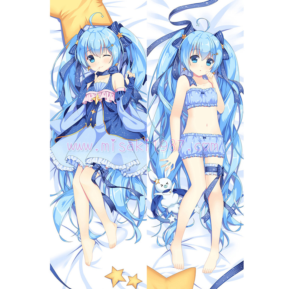 Vocaloid Dakimakura Snow Miku Body Pillow Case 06