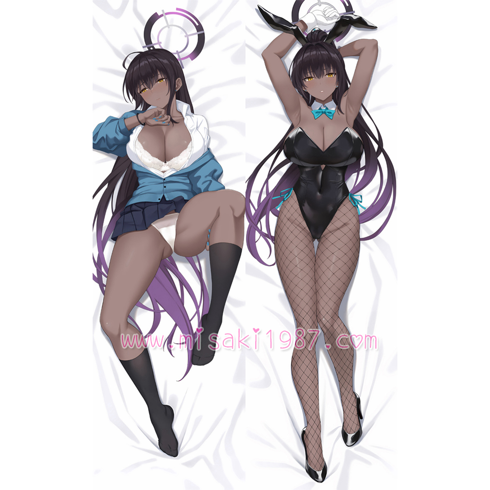 Blue Archive Dakimakura Kakudate Karin Body Pillow Case 16