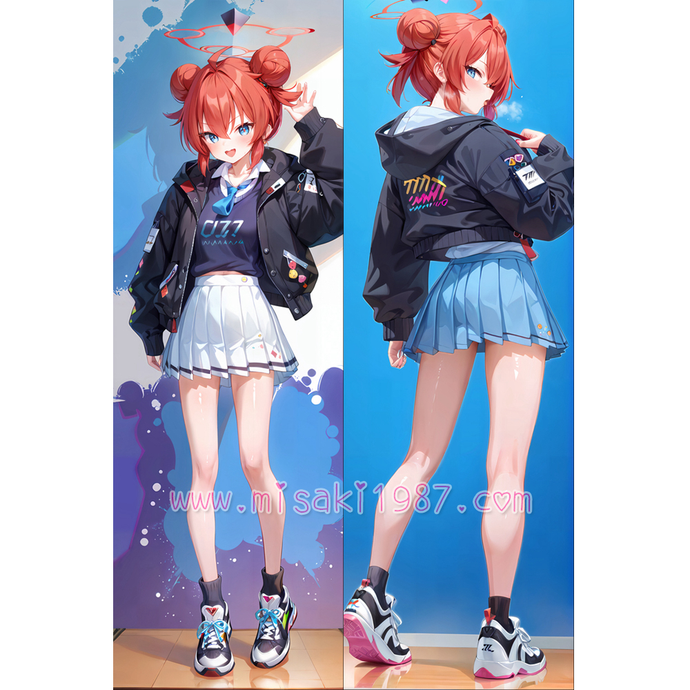 Blue Archive Dakimakura Konuri Maki Body Pillow Case 03