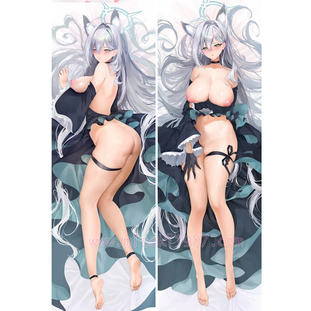 Blue Archive Dakimakura Sunaookami Shiroko Body Pillow Case 12