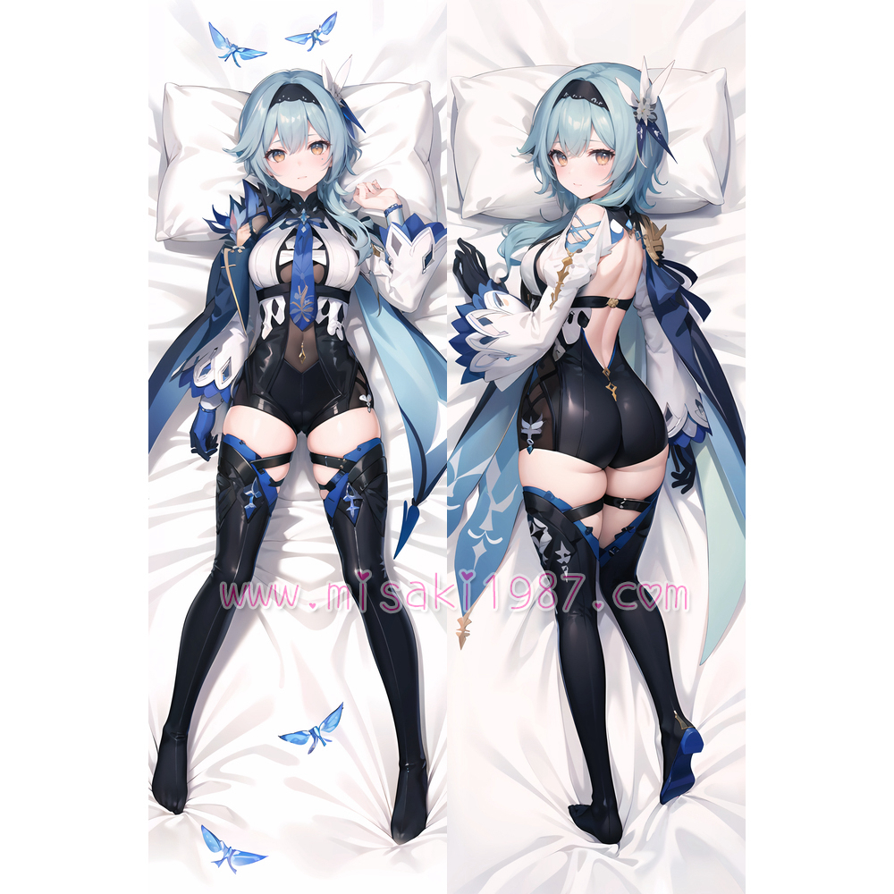 Genshin Impact Dakimakura Eula Lawrence Body Pillow Case 29