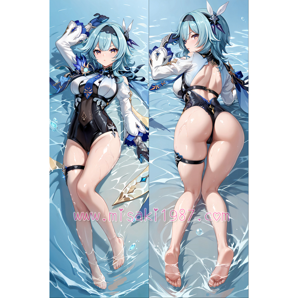 Genshin Impact Dakimakura Eula Lawrence Body Pillow Case 34