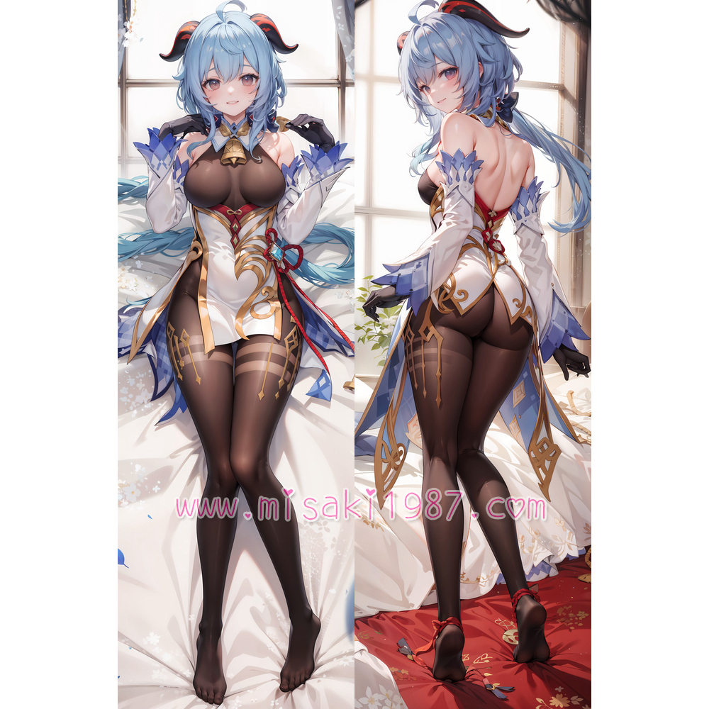 Genshin Impact Dakimakura Ganyu Body Pillow Case 45