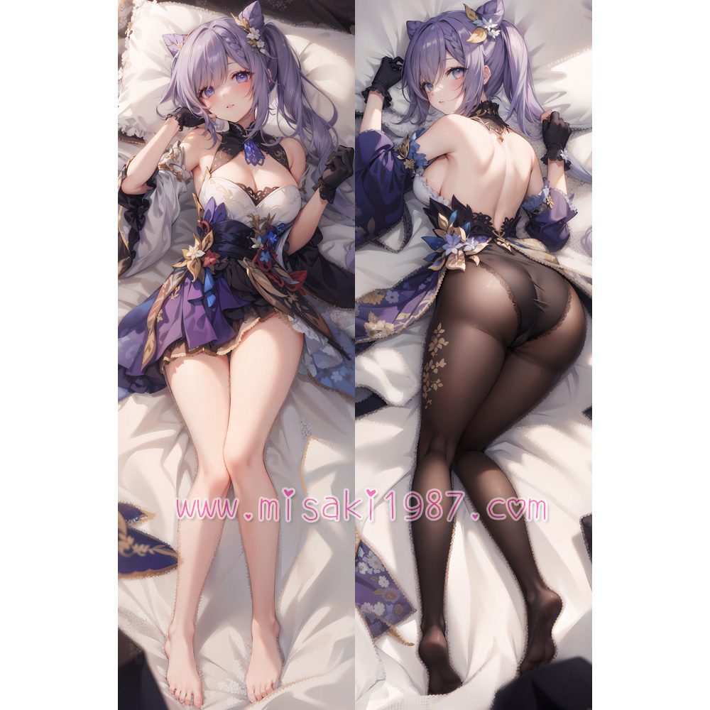 Genshin Impact Dakimakura Keqing Kokusei Body Pillow Case 47