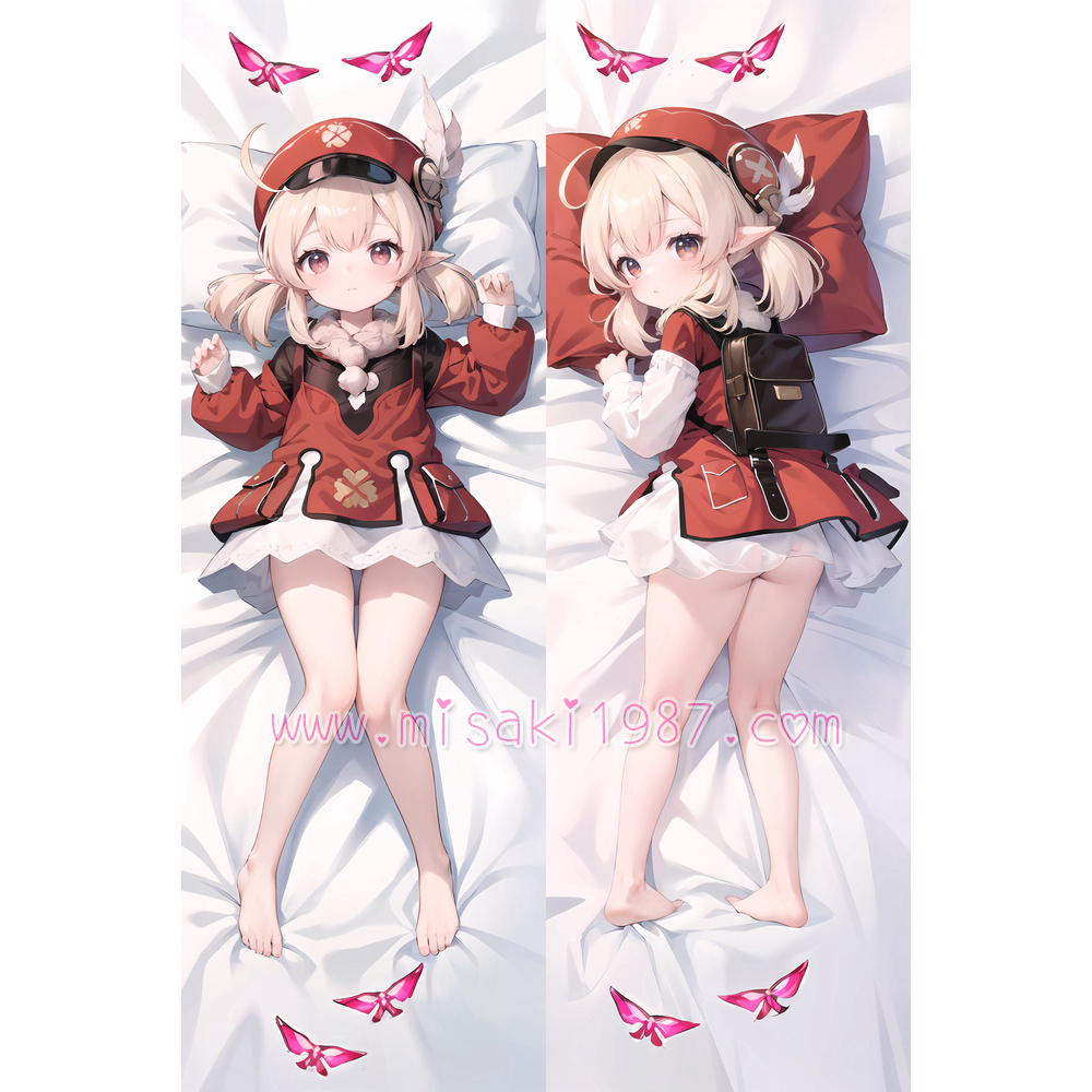 Genshin Impact Dakimakura Klee Body Pillow Case 21