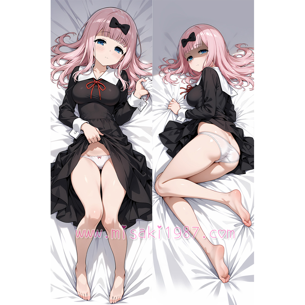 Kaguya-sama Dakimakura Fujiwara Chika Body Pillow Case 19