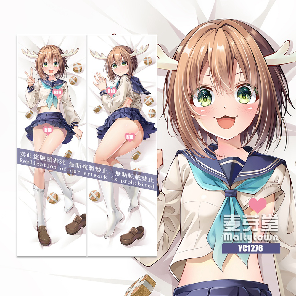 My Deer Friend Nokotan Dakimakura Noko Shikanoko Body Pillow Case 02
